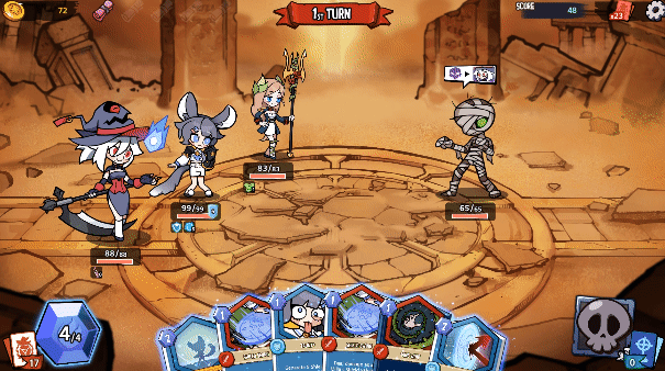 图片[1]-【卡牌RPG/中文/2D】魔女与学生会：卡牌之战 Witch and Council官方中文版【6.1G/新作】-嘤嘤怪之家