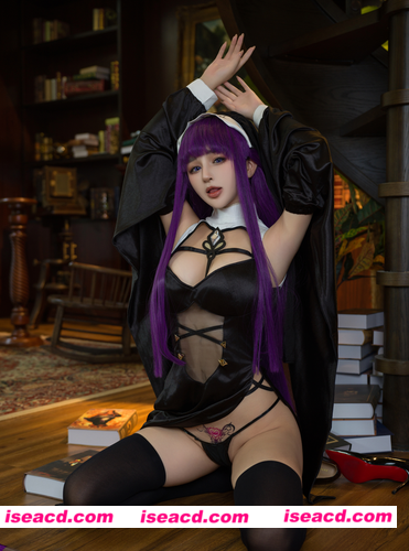 图片[3]-【COSPLAY】桜井宁宁 – NO.133 葬送的芙莉莲 黑菲伦 [88P]【3.3G】-嘤嘤怪之家