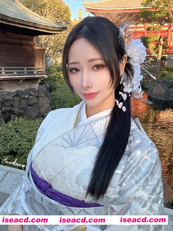 图片[2]-【cosplay】[雨波]2024年1月 銀鈿和服 Silver Kimono 46P【250M】-嘤嘤怪之家