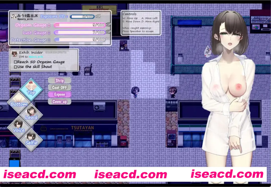 【爆款RPG/AI汉化/双端】为了红而暴露的JK少女1.0汉化版【PC+安卓/1.1G】