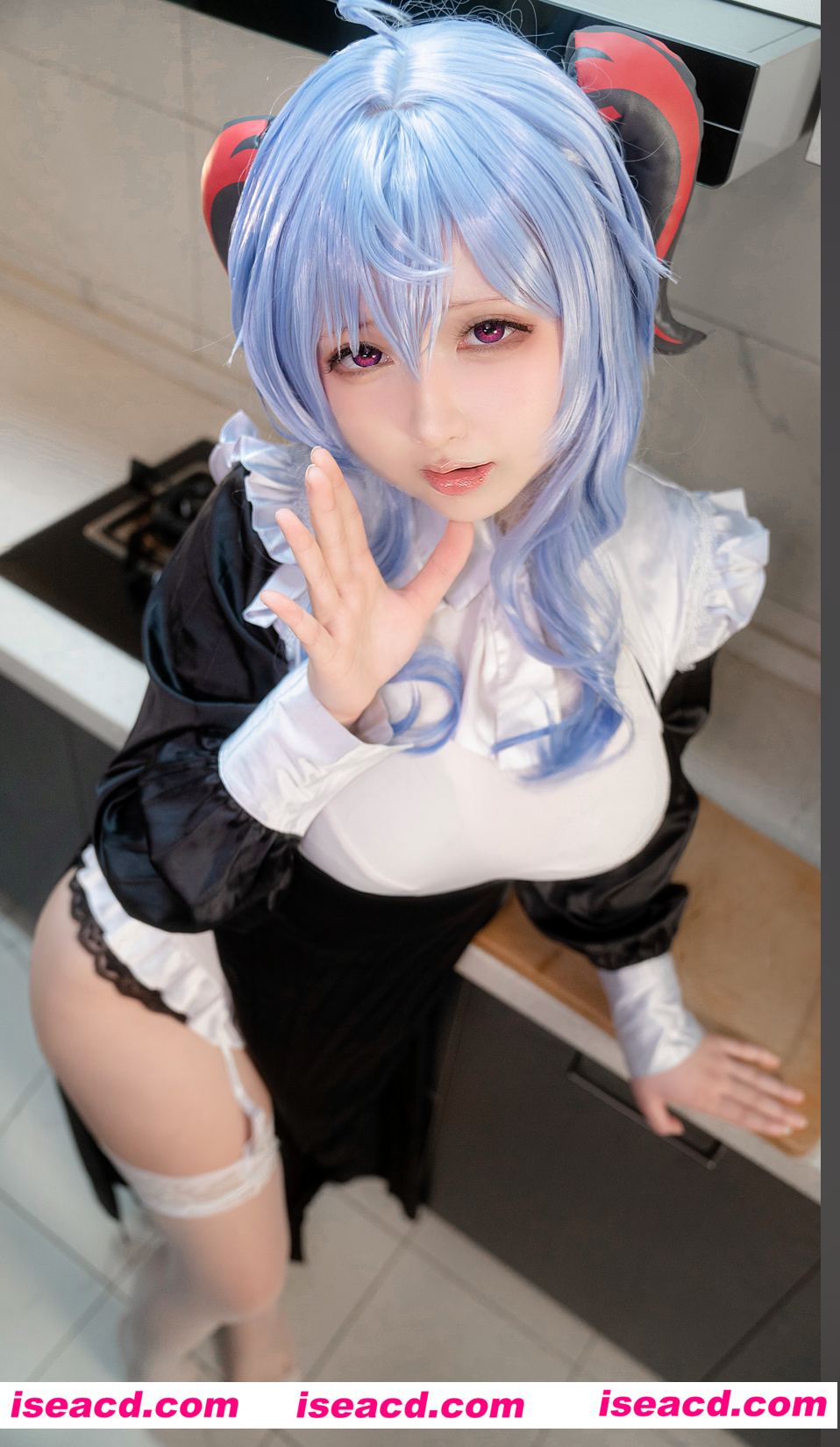 图片[3]-【COSPLAY】[樱梨梨] 甘雨修女 [26P]【600M】-嘤嘤怪之家