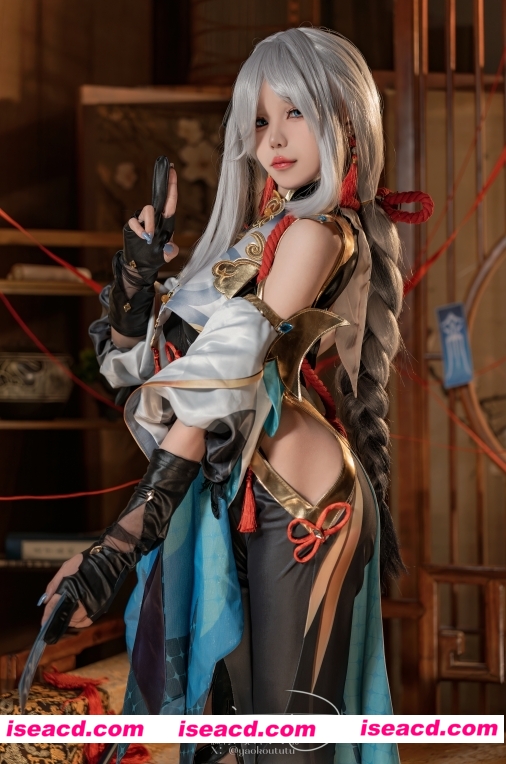 【cosplay/带视频】咬人小小兔（咬一口兔娘）- 4月作品『申鹤-明枪』&小剧场 [74P 1V]【1.3G】