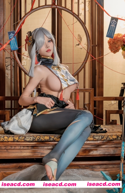 图片[2]-【cosplay/带视频】咬人小小兔（咬一口兔娘）- 4月作品『申鹤-明枪』&小剧场 [74P 1V]【1.3G】-嘤嘤怪之家