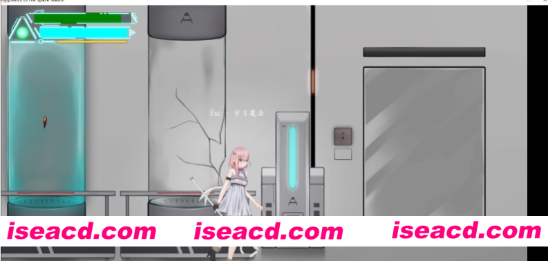 【ACT/中文/动态】太空站的魔女 官方中文步兵版+存档【新步兵/200M】