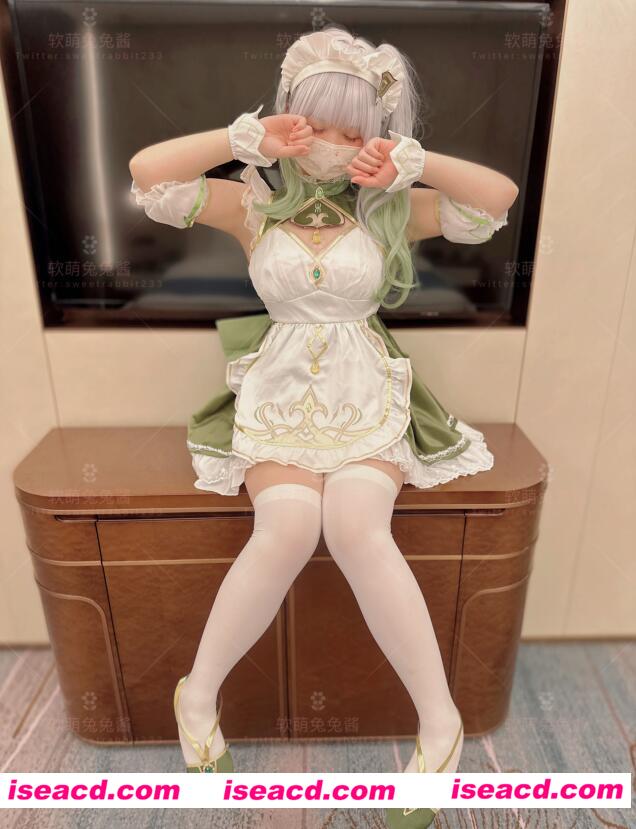 图片[2]-【cosplay/带视频】[软萌兔兔酱]反差秘书-小草神女仆 【1.5G】-嘤嘤怪之家