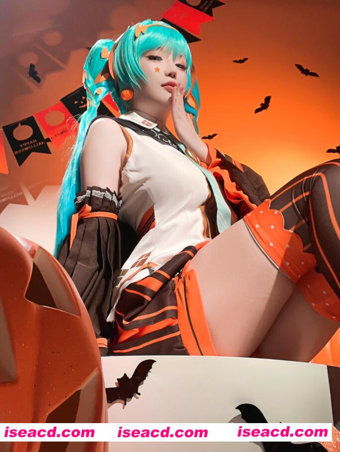 图片[3]-【cosplay】[星之迟迟] 万圣节MIKU  [53P] 【300M】-嘤嘤怪之家