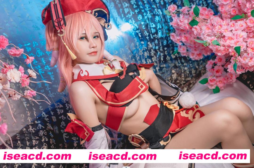 图片[2]-【cosplay】Pyon-Yanfei Genshin Impact-(34P) 【150M】-嘤嘤怪之家