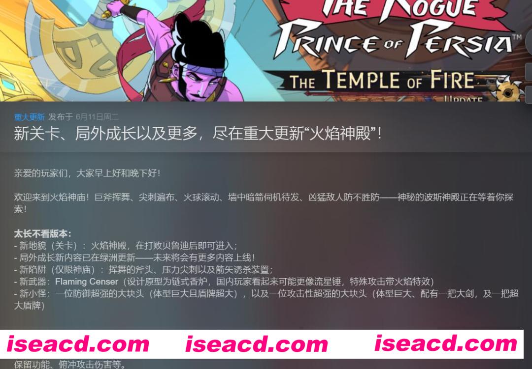 图片[5]-【动作ACT/中文/横版肉鸽】波斯王子：Rogue Build.14794509 官方中文硬盘版【1G/更新】-嘤嘤怪之家