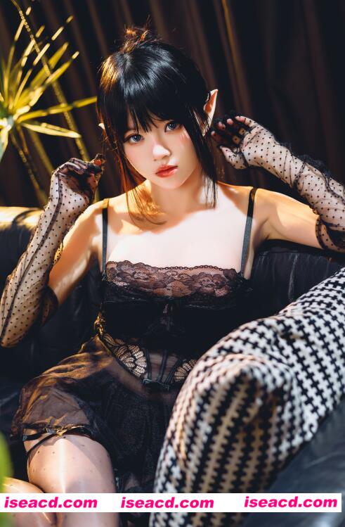 图片[3]-【cosplay】 桜桃喵 Vol.173 精灵夜纱[43P]【600M】-嘤嘤怪之家