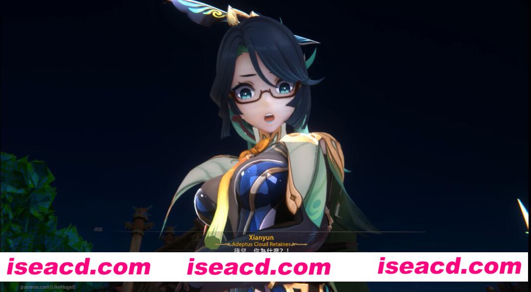 图片[4]-【3D/中文字幕】 LikeHugeB-原神同人作：申鹤X闲云X夜兰 璃月3C大危機 【3.6G/全CV】-嘤嘤怪之家