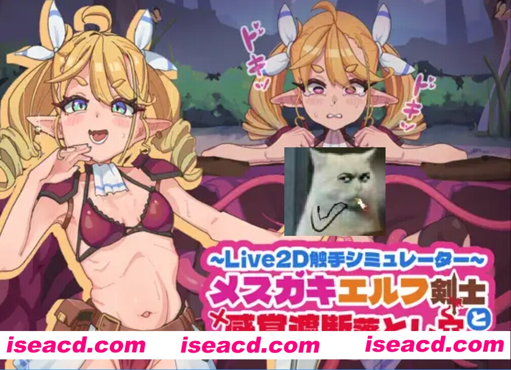 【SLG/中文/全动态】精灵女剑士与感觉遮断触浦西陷阱 メスガキエルフ剣士と感覚遮断落とし浦西 官方中文版【200M/新作】