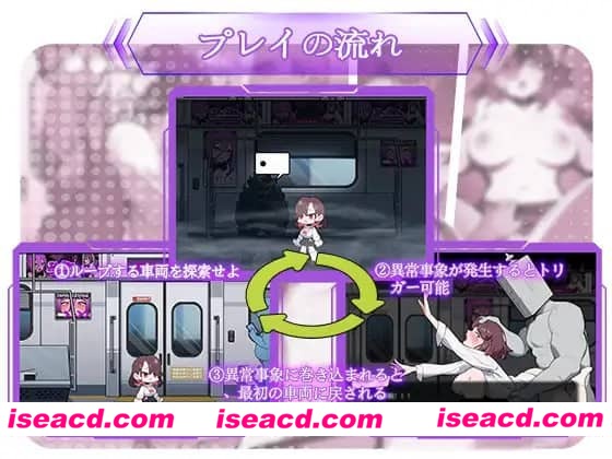 【SLG/中文/动态】末班车的牢笼:循环往复的快乐地狱【电脑/330M】