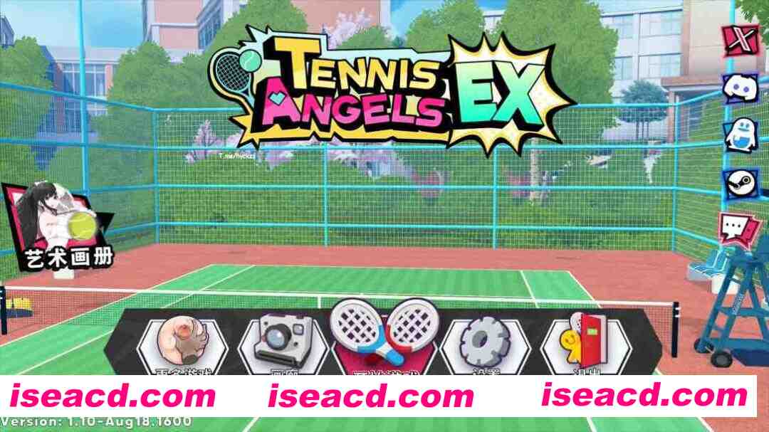 【日系SLG精品/3D/官中/爆衣/PC】网球天使EX-爆衣网球 Academy Love Saga: Tennis Angels EX Ver1.10 官方中文步兵版【1.91G】