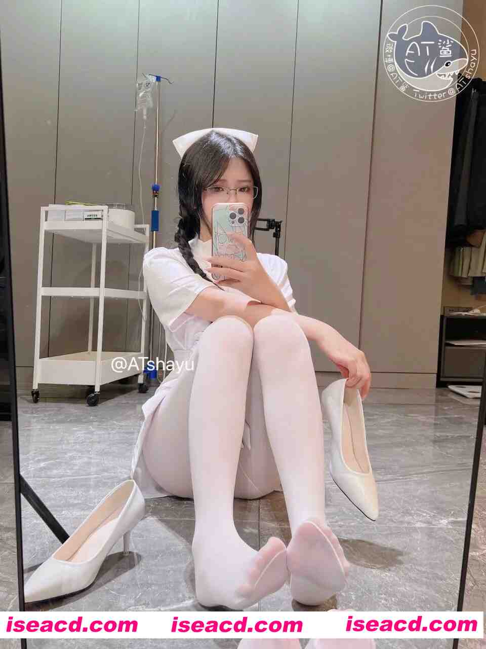 图片[4]-[COSPLAY/带视频] AT鲨 – 白丝护士 [141P 2V] [50M]-嘤嘤怪之家