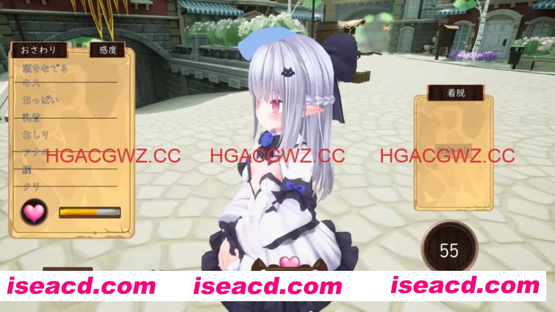 【3D/生肉/动态/CV】揉捏时间～在触摸之城与贫乳精灵一起生活吧～【PC/7G】