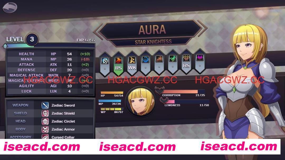 【RPG/AI汉化】星辰女骑士奥拉v1.2.1【PC/893M】Star Knightess Aura v1.2.1