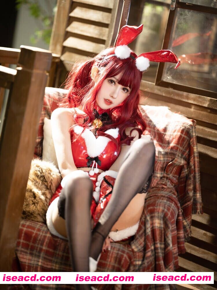 图片[3]-[COSPLAY] 仙女月 – 红色圣诞兔 [32P] [900M]-嘤嘤怪之家