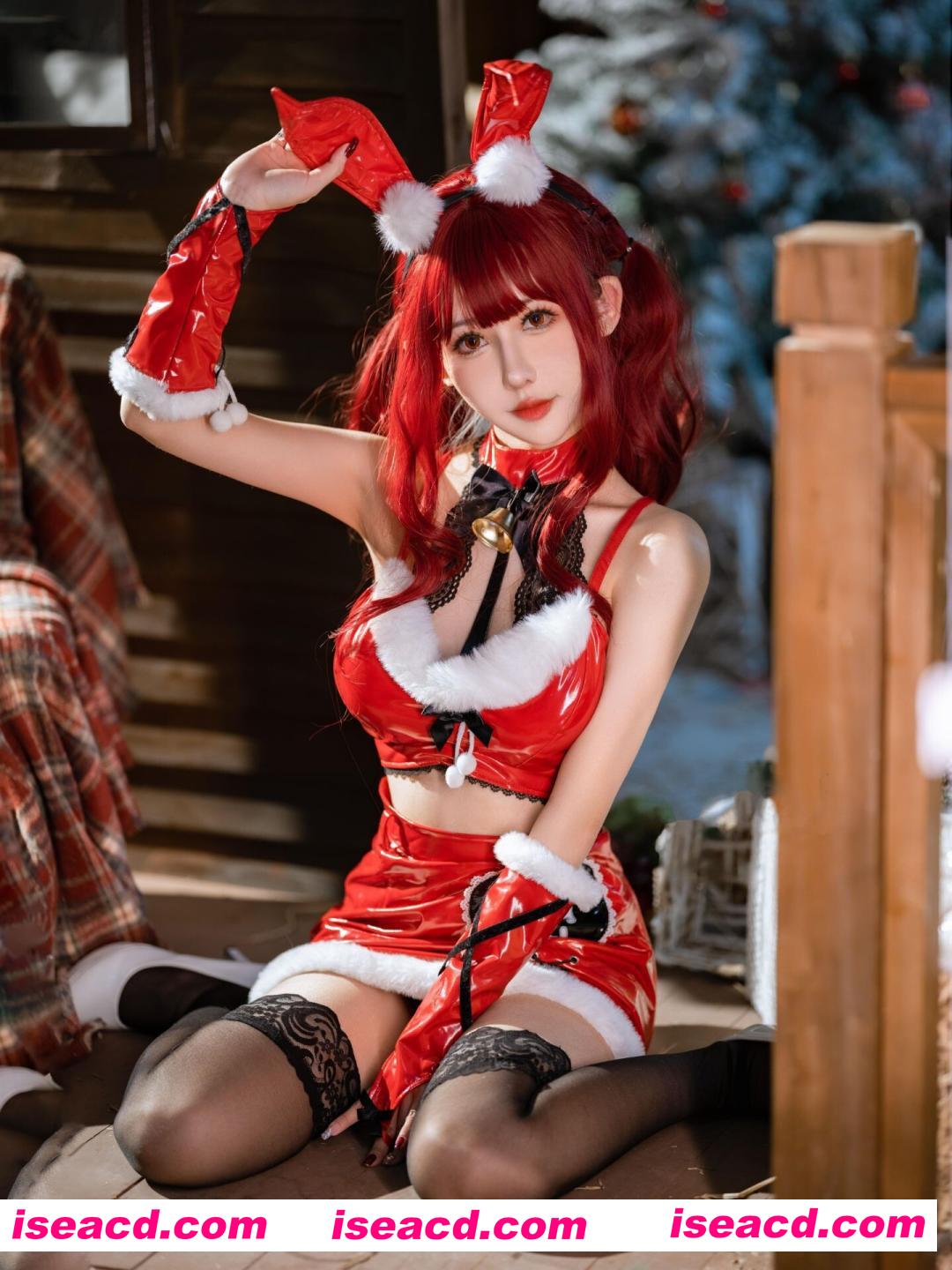 图片[4]-[COSPLAY] 仙女月 – 红色圣诞兔 [32P] [900M]-嘤嘤怪之家