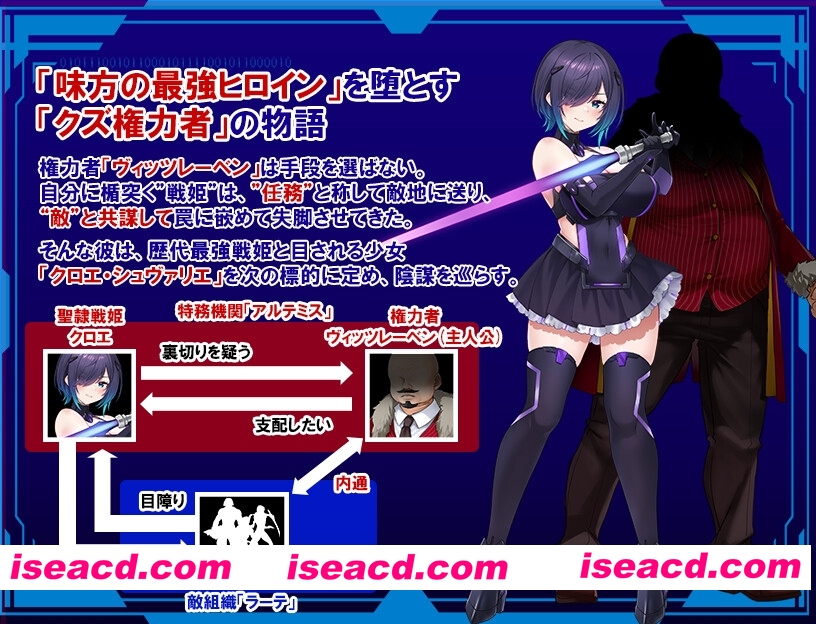 [PC-RPG] 更新[回合RPG/调教恶堕] 圣隶战姬克洛伊～直到「最強」沉沦于权力～ 聖隷戦姫クロエ～「最強」が権力に沈むまで～ Ver1.04 AI汉化版+全回想存…