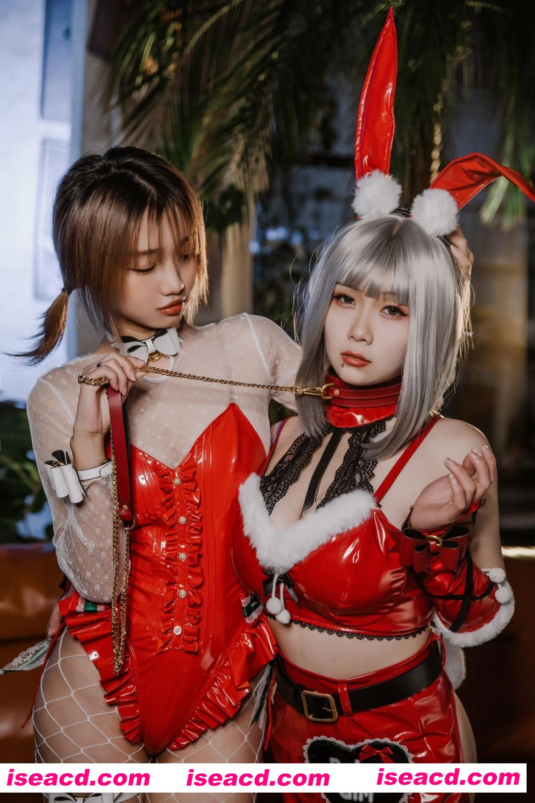 图片[4]-[COSPLAY] 柒柒要乖哦 – &末夜787 双人圣诞礼物 [64P] [1G]-嘤嘤怪之家