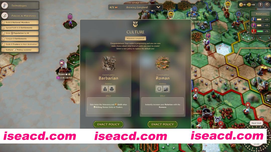 图片[5]-[策略SLG/中文] 罗马陨落/Yield! Fall of Rome v1.1.0.3 官方中文版 [2.2G/新作]-嘤嘤怪之家