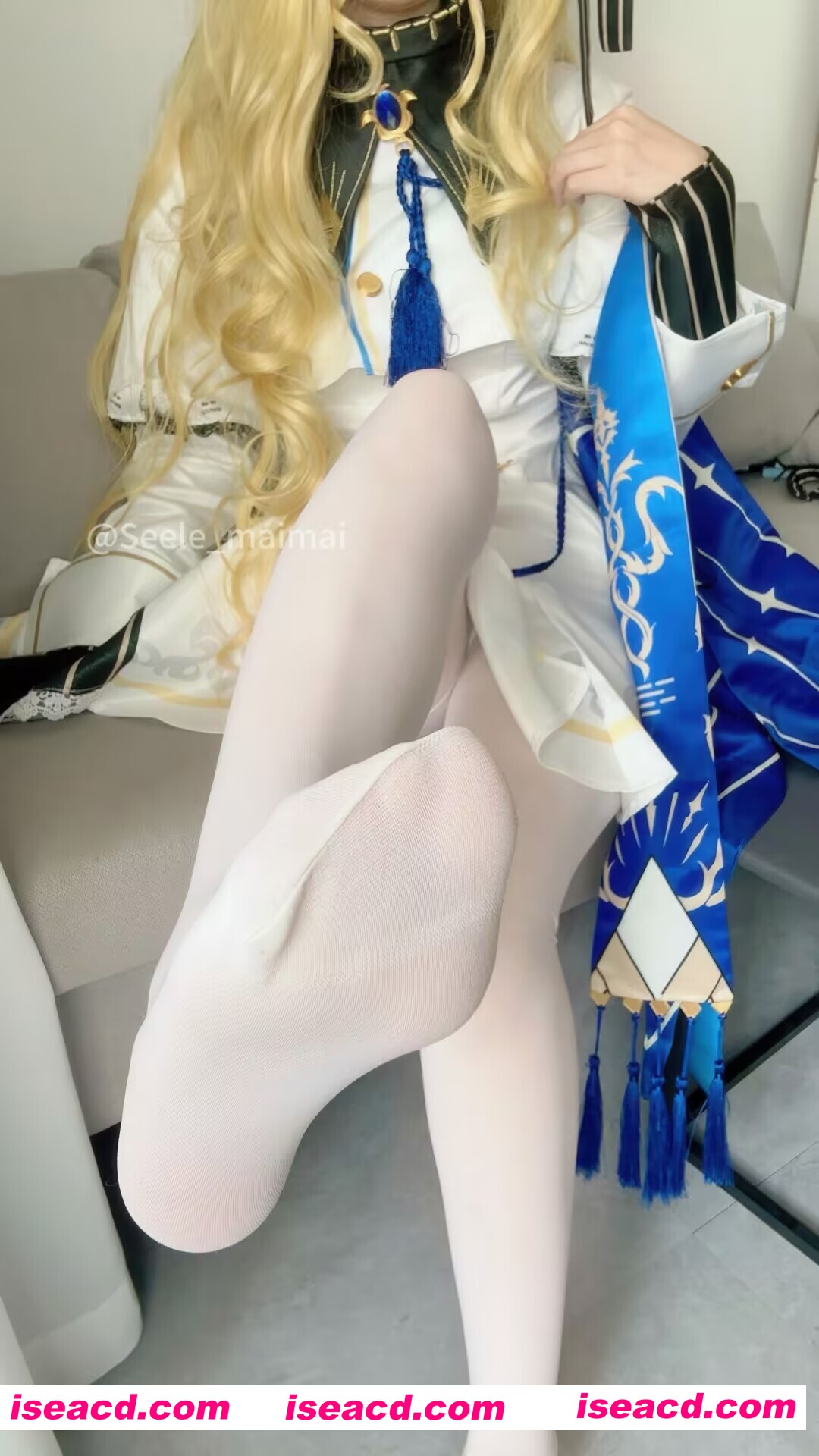 图片[6]-[COSPLAY]Seele麦麦 – 鸣潮 菲比&卡提希娅·蓝色花海物语 [96P] [300M]-嘤嘤怪之家