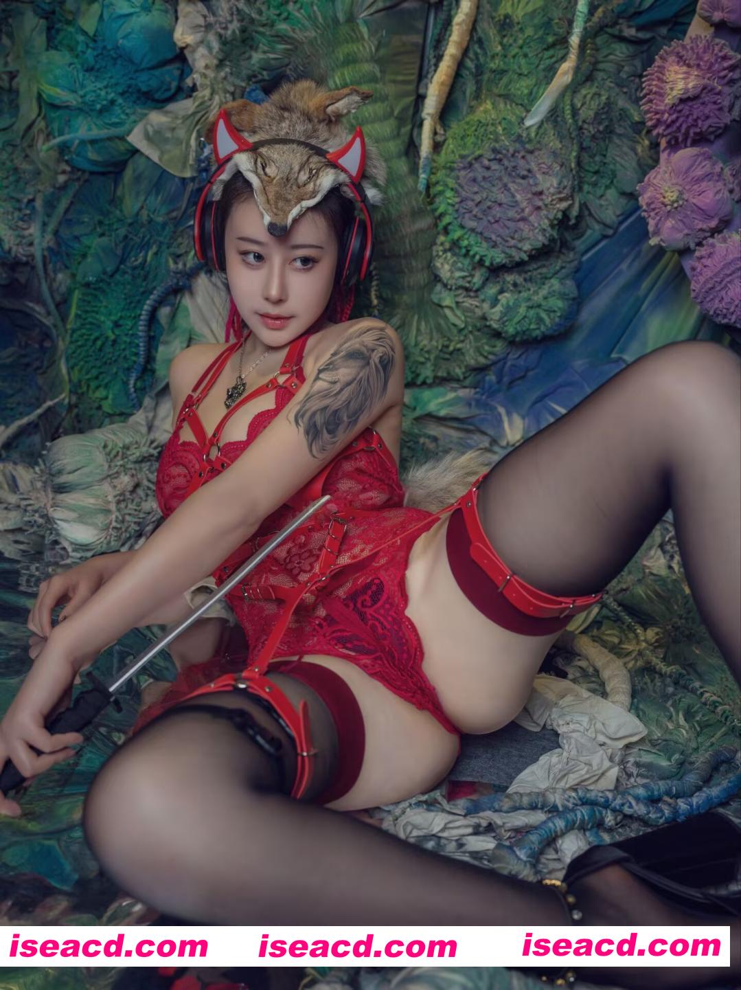 图片[2]-[COSPLAY/带视频] 奈汐酱nice – 猎狼女 [47P 1V] [950M]-嘤嘤怪之家