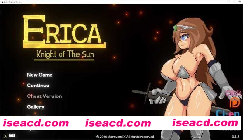 图片[1]-[日式ACT/AI汉化/全动态] 艾丽卡：太阳骑士/Erica Knight of the sun Ver0.18 AI汉化版 [2.7G/新作/全CV]-嘤嘤怪之家