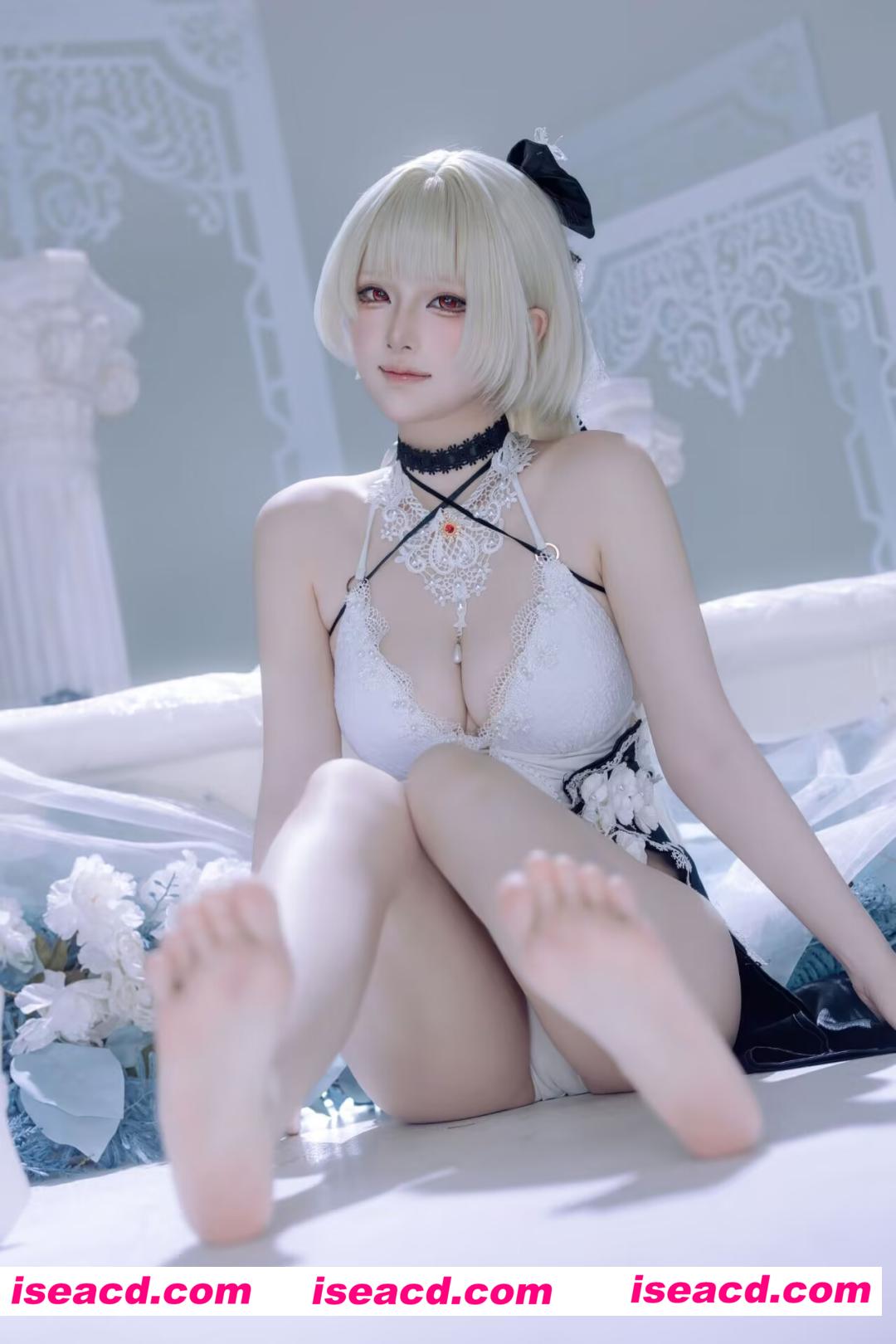 图片[3]-[COSPLAY]屿鱼 – 碧蓝航线 可畏同人礼服  [63P] [300M]-嘤嘤怪之家