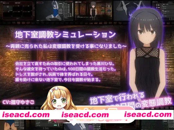 [SLG/调教/拘束]地下室调教模拟～被父母卖掉的我接受了变态调教～  机翻[百度]